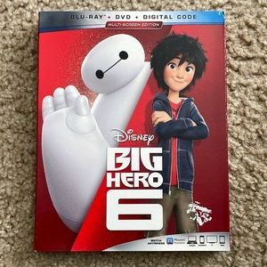 Big Hero 6. Blue Ray- dvd and digital code